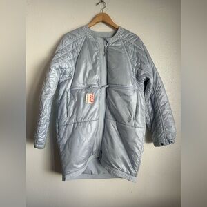 NWT Free People Movement Light As A Feather Packable Ice Gray Tunic Liner - XS